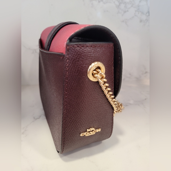 Coach Gemma Crossbody Bag in Colorblock with Butterfly Buckle. - Picture 4 of 11